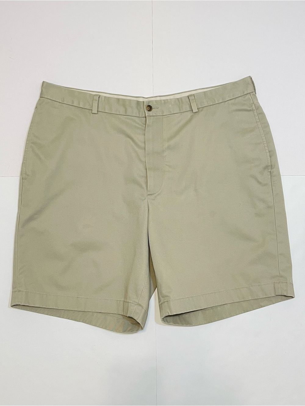 Brooks Brothers 346 Advantage Short Men’s 100% Cotton Chino Khaki Shorts Size 40